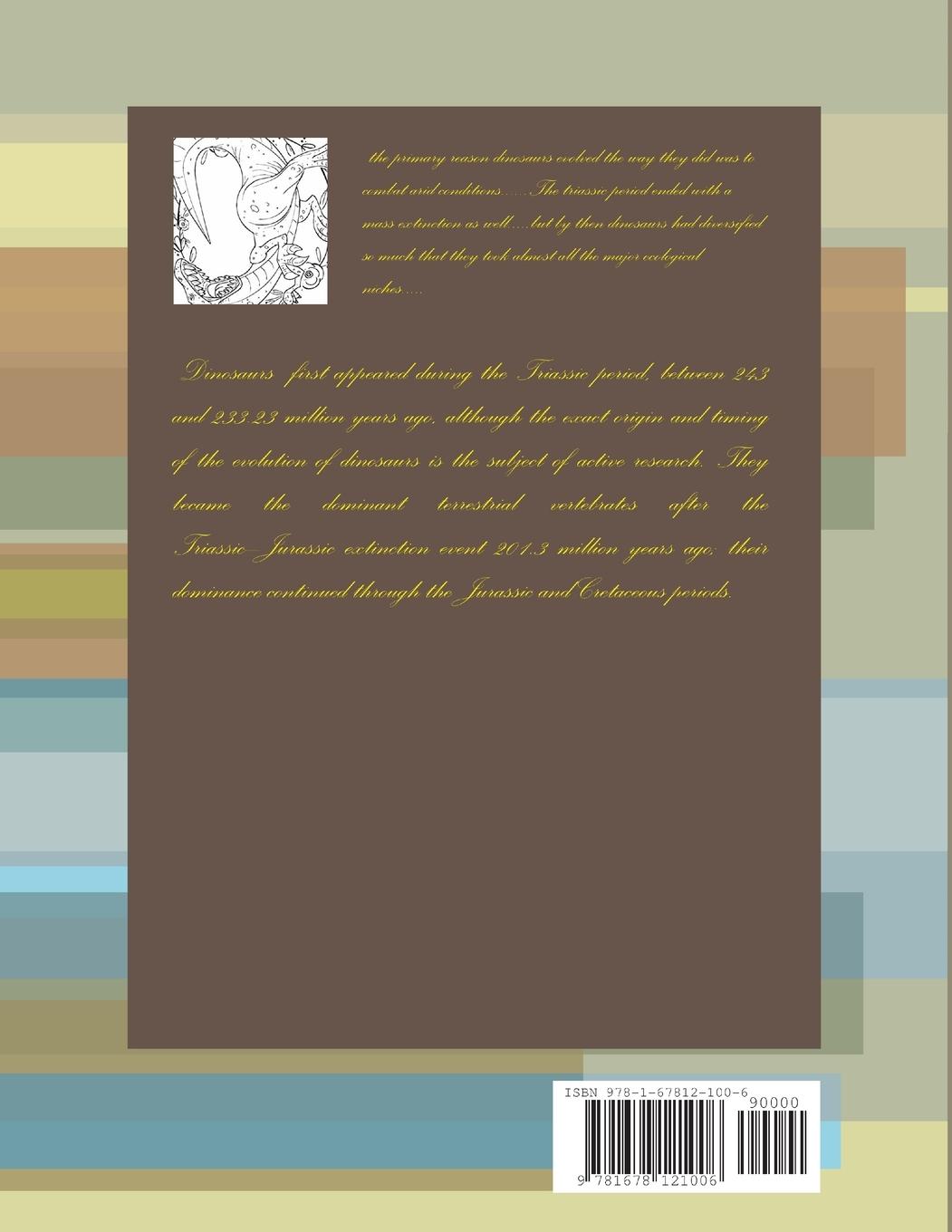 Rückseitencover Dinosaurs Coloring Book