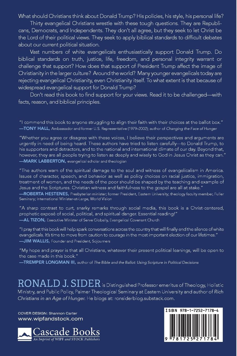 Rückseitencover The Spiritual Danger of Donald Trump