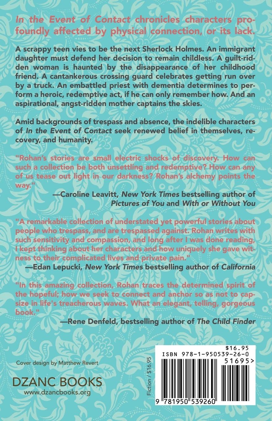 Rückseitencover In the Event of Contact