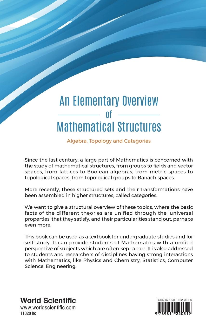 Rückseitencover ELEMENTARY OVERVIEW OF MATHEMATICAL STRUCTURES, AN