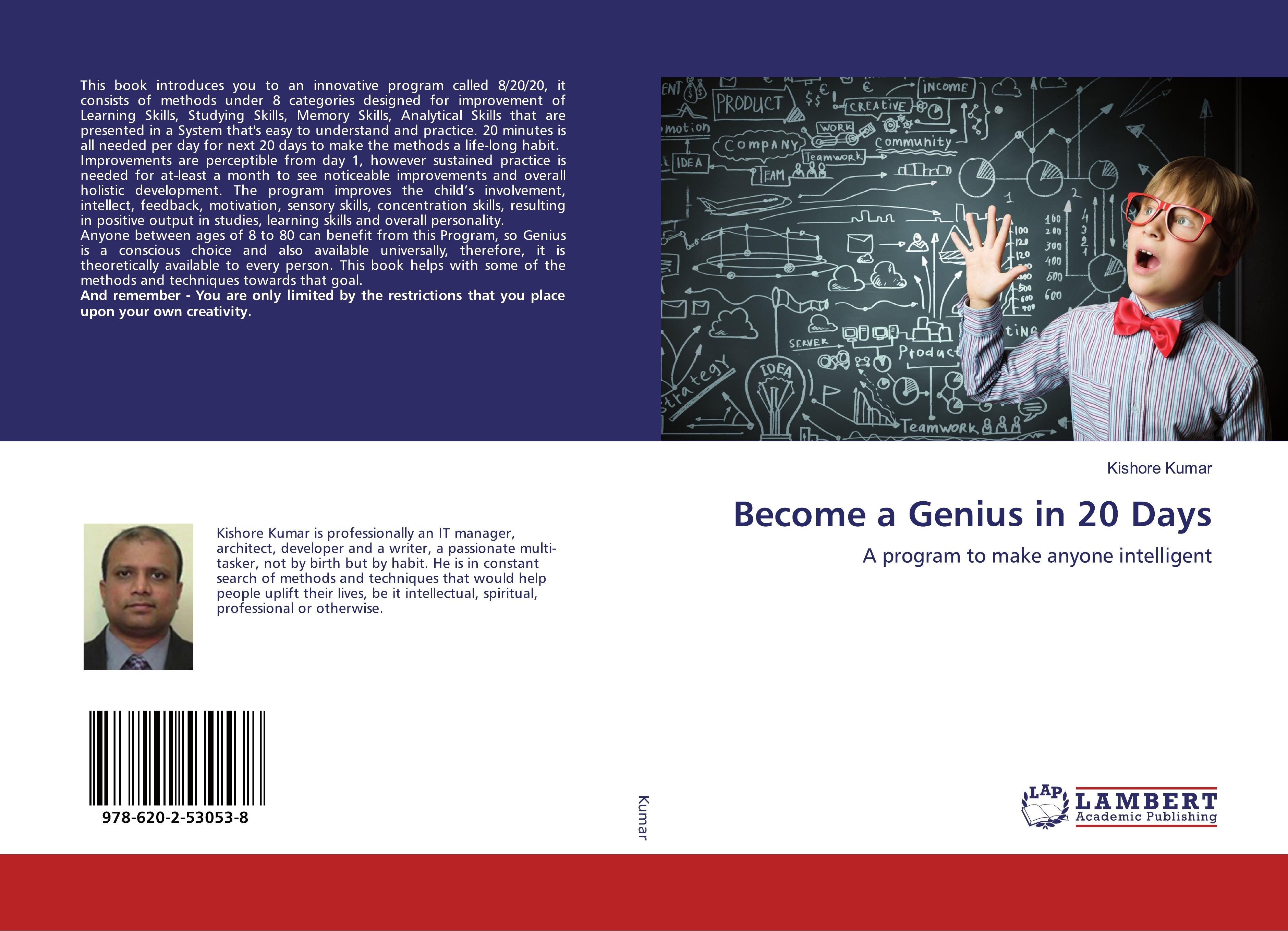 Vorderes Coverbild Become a Genius in 20 Days