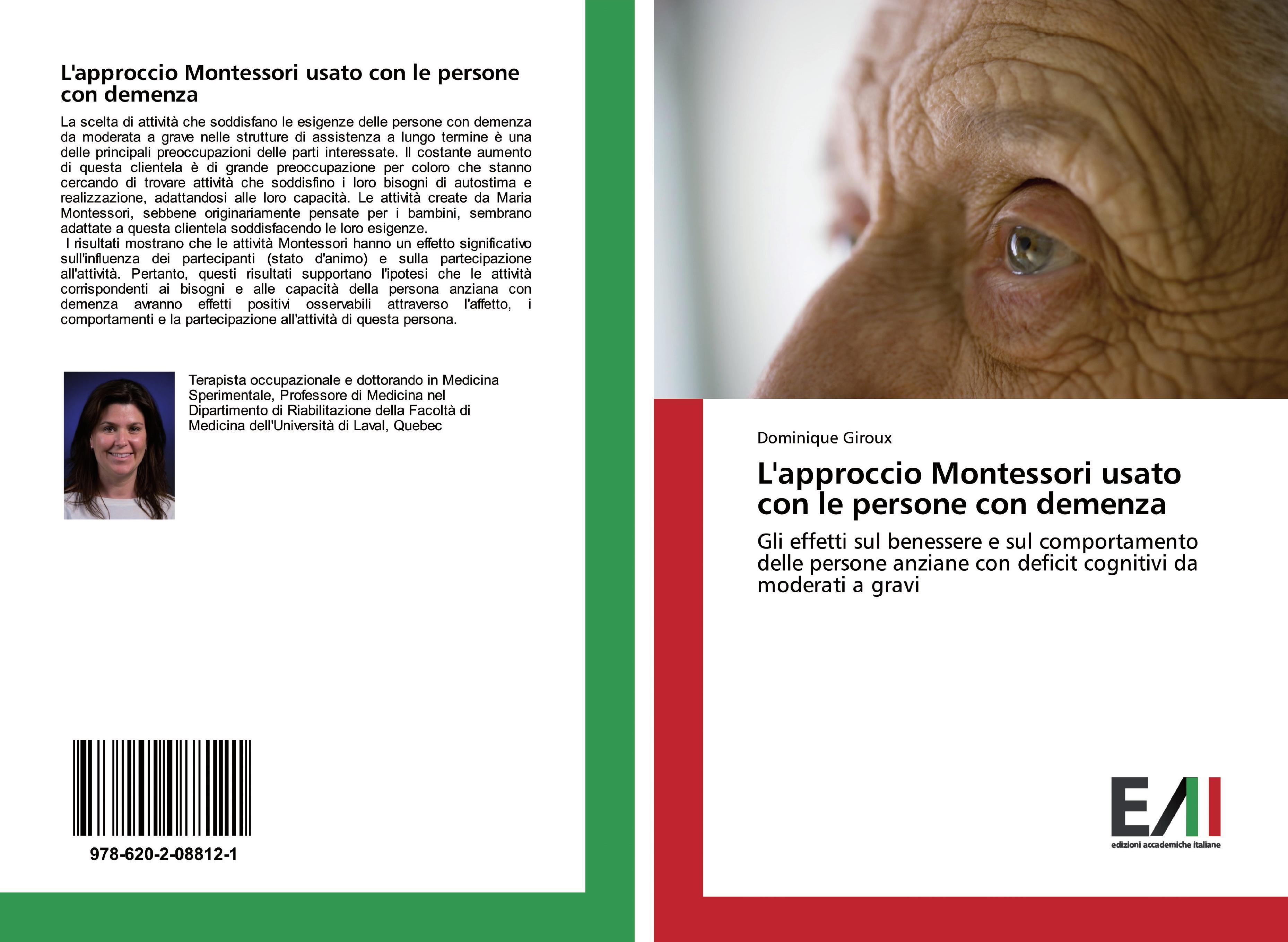 Vorderes Coverbild L'approccio Montessori usato con le persone con demenza