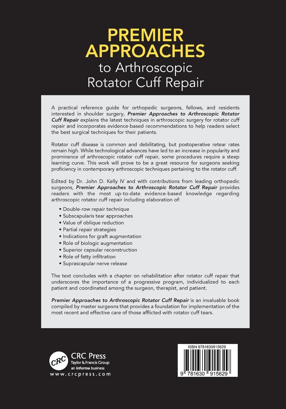 Rückseitencover Premier Approaches to Arthroscopic Rotator Cuff Repair