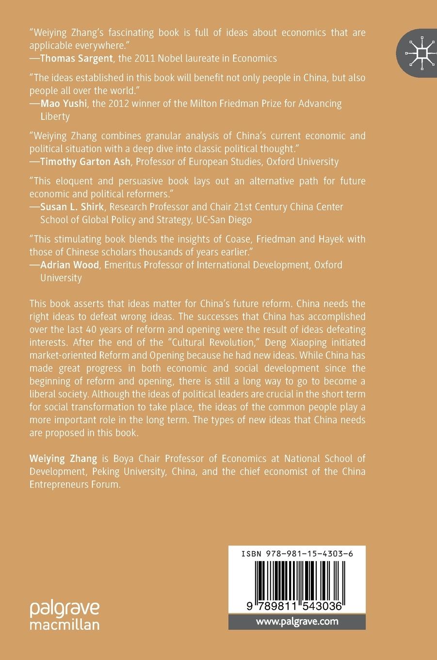 Rückseitencover Ideas for China's Future