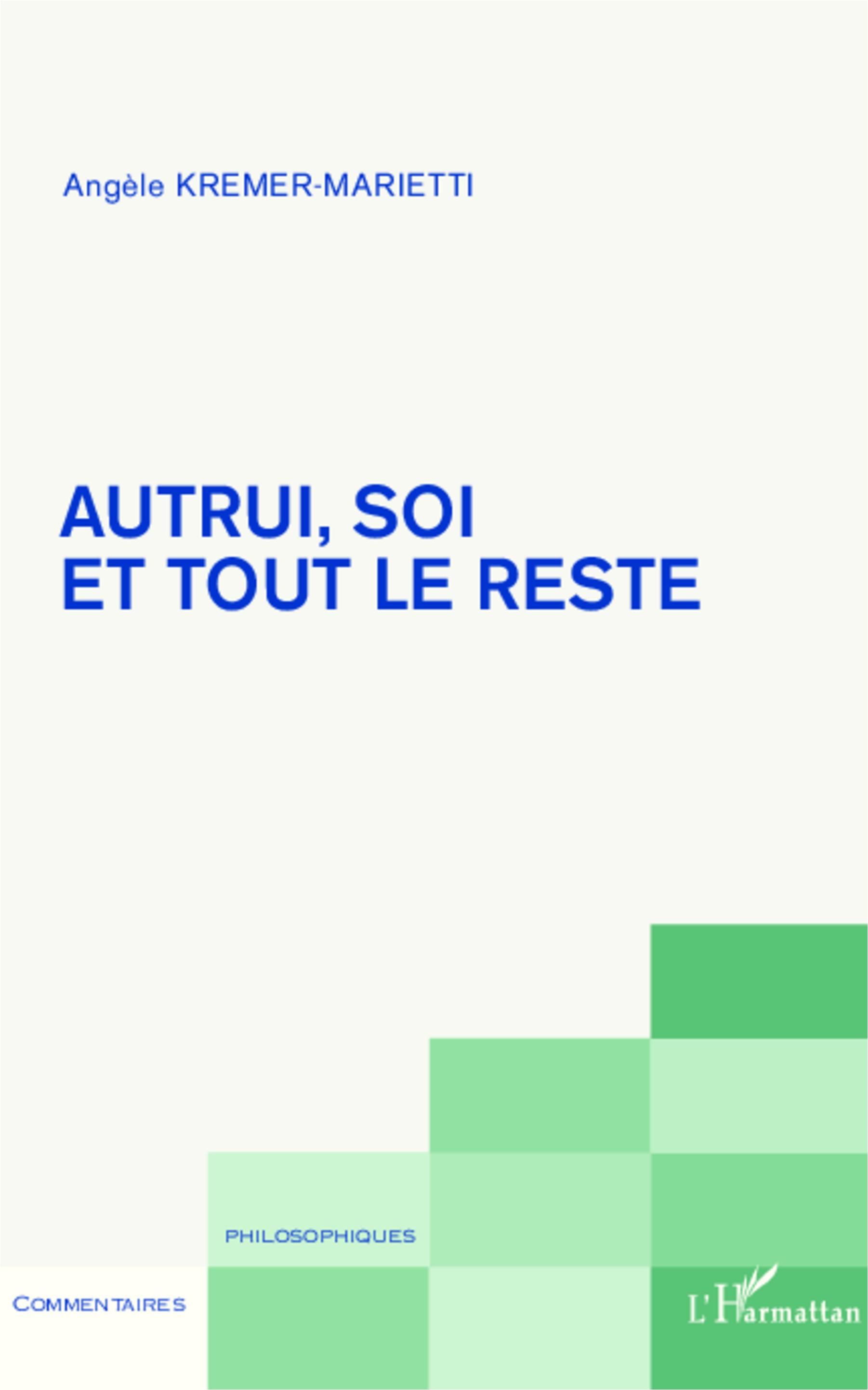 Vorderes Coverbild Autrui, soi et tout le reste
