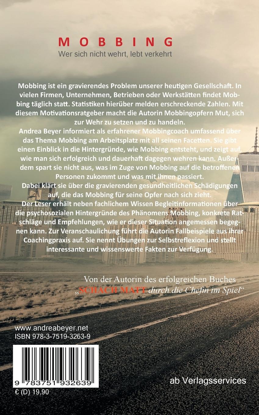Rückseitencover Mobbing? Wer sich nicht wehrt, lebt verkehrt