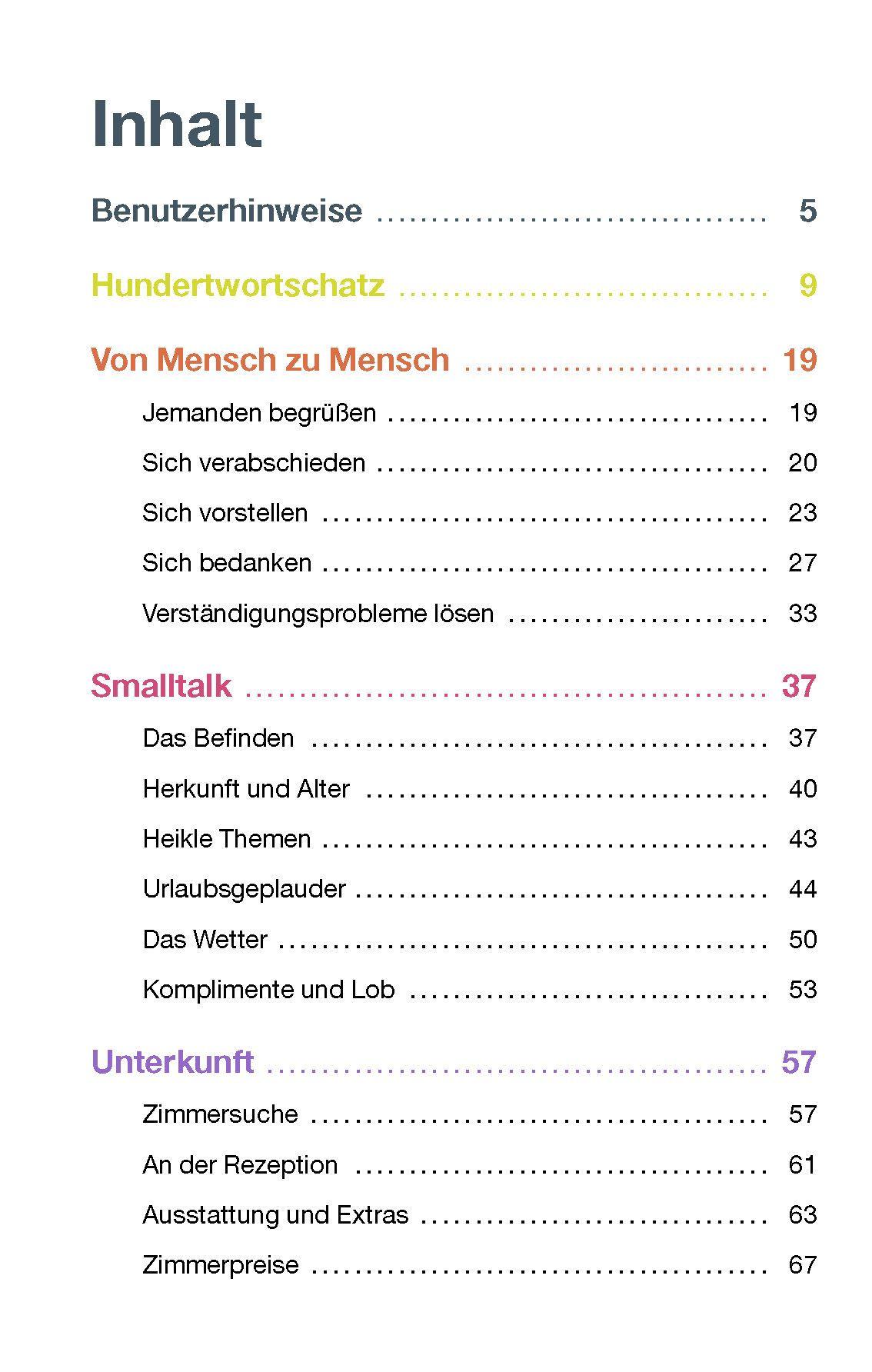 Beispielinhalt (Bild) Langenscheidt Schnell mitreden auf Englisch