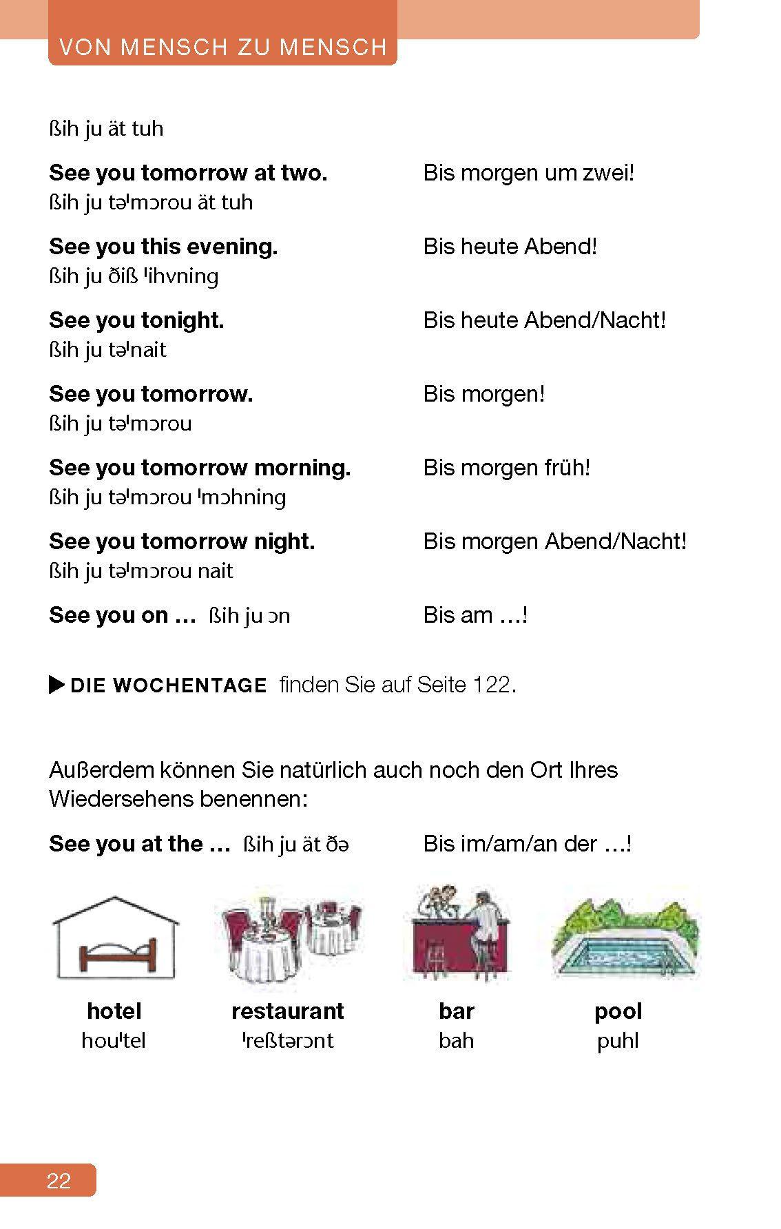 Beispielinhalt (Bild) Langenscheidt Schnell mitreden auf Englisch