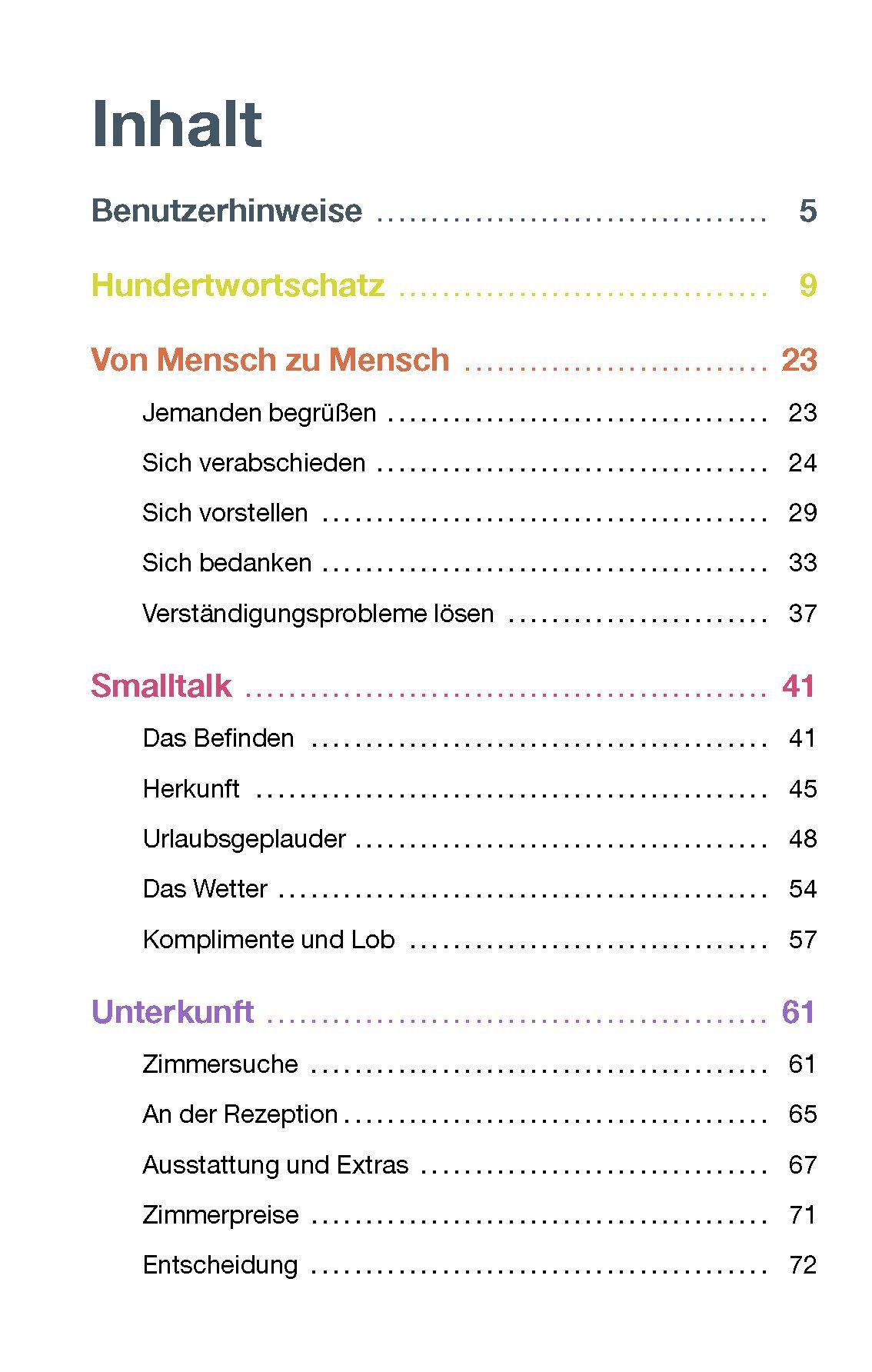 Beispielinhalt (Bild) Langenscheidt Schnell mitreden auf Italienisch