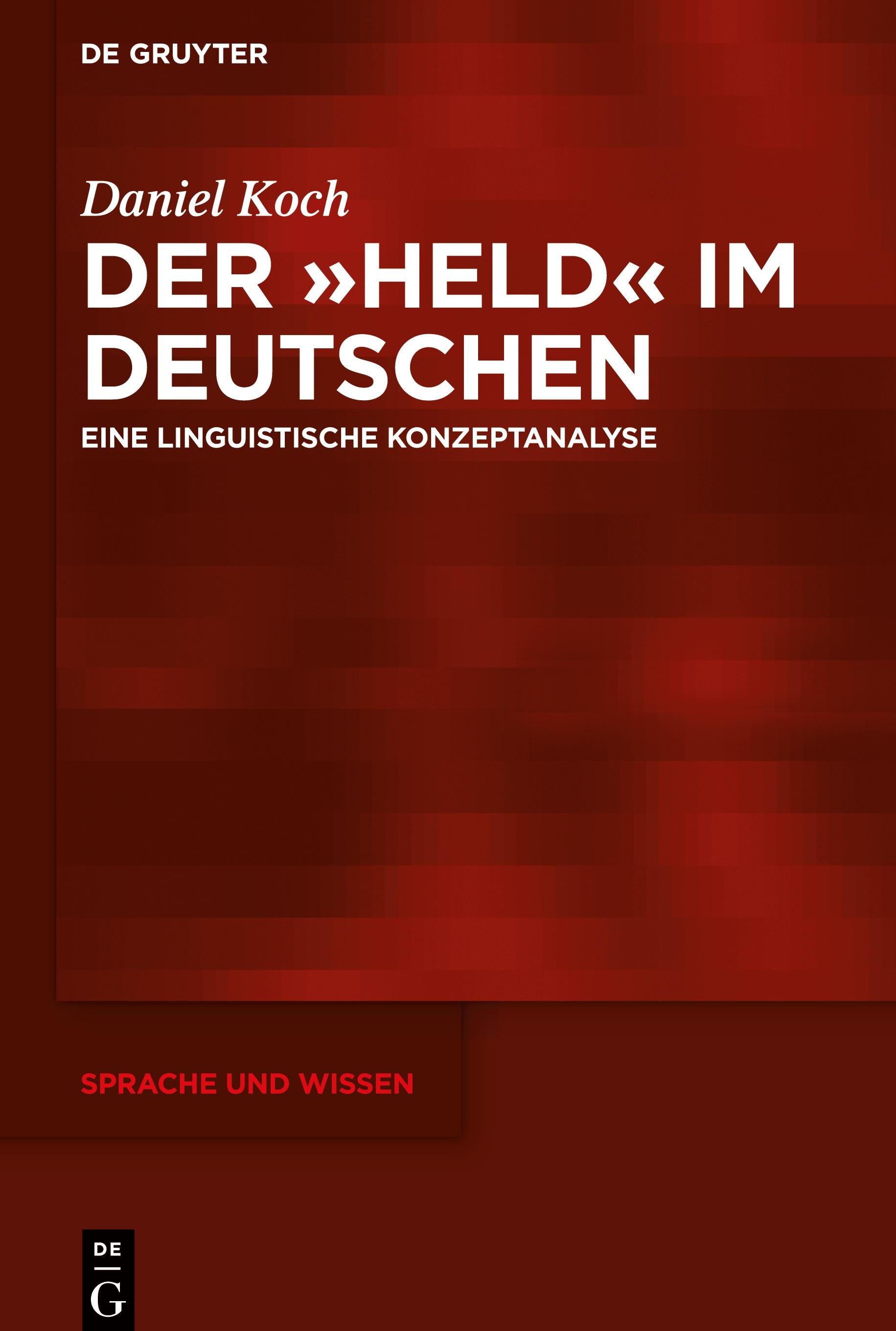 Vorderes Coverbild Der 'Held' im Deutschen