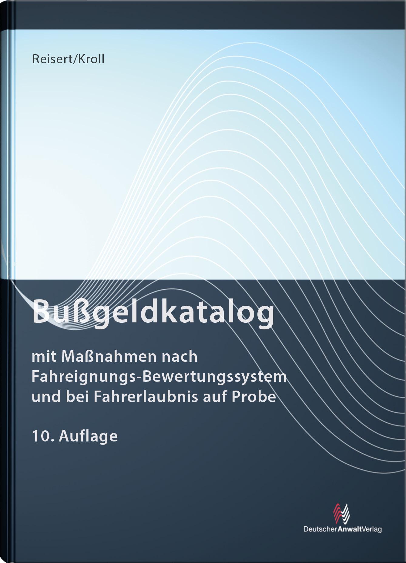 Vorderes Coverbild Bußgeldkatalog