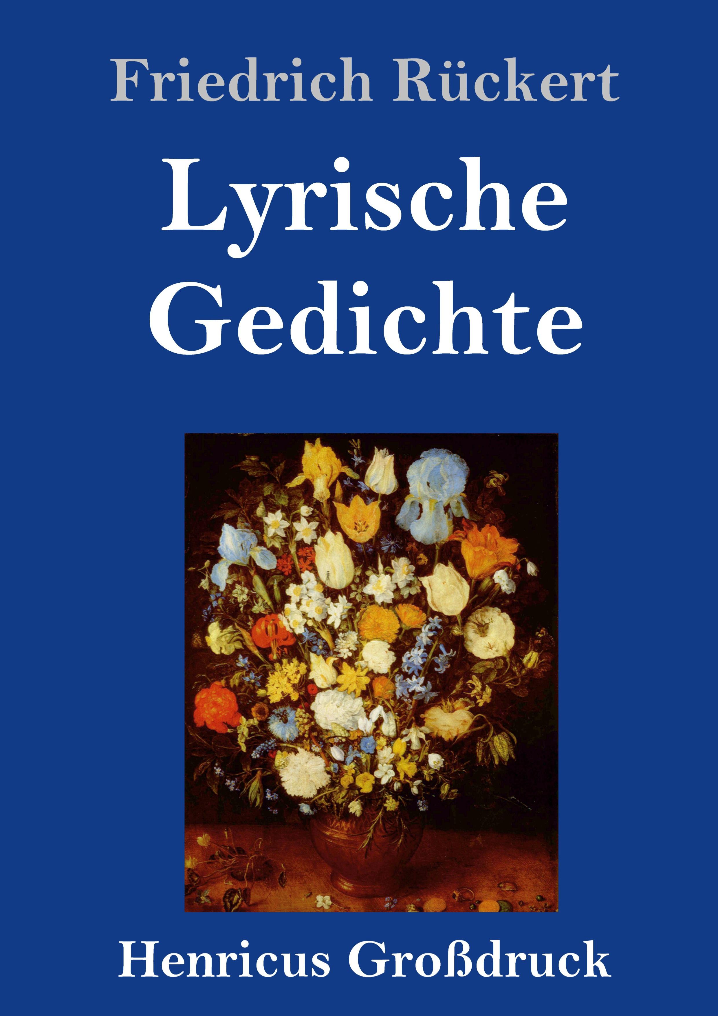 Vorderes Coverbild Lyrische Gedichte (Großdruck)