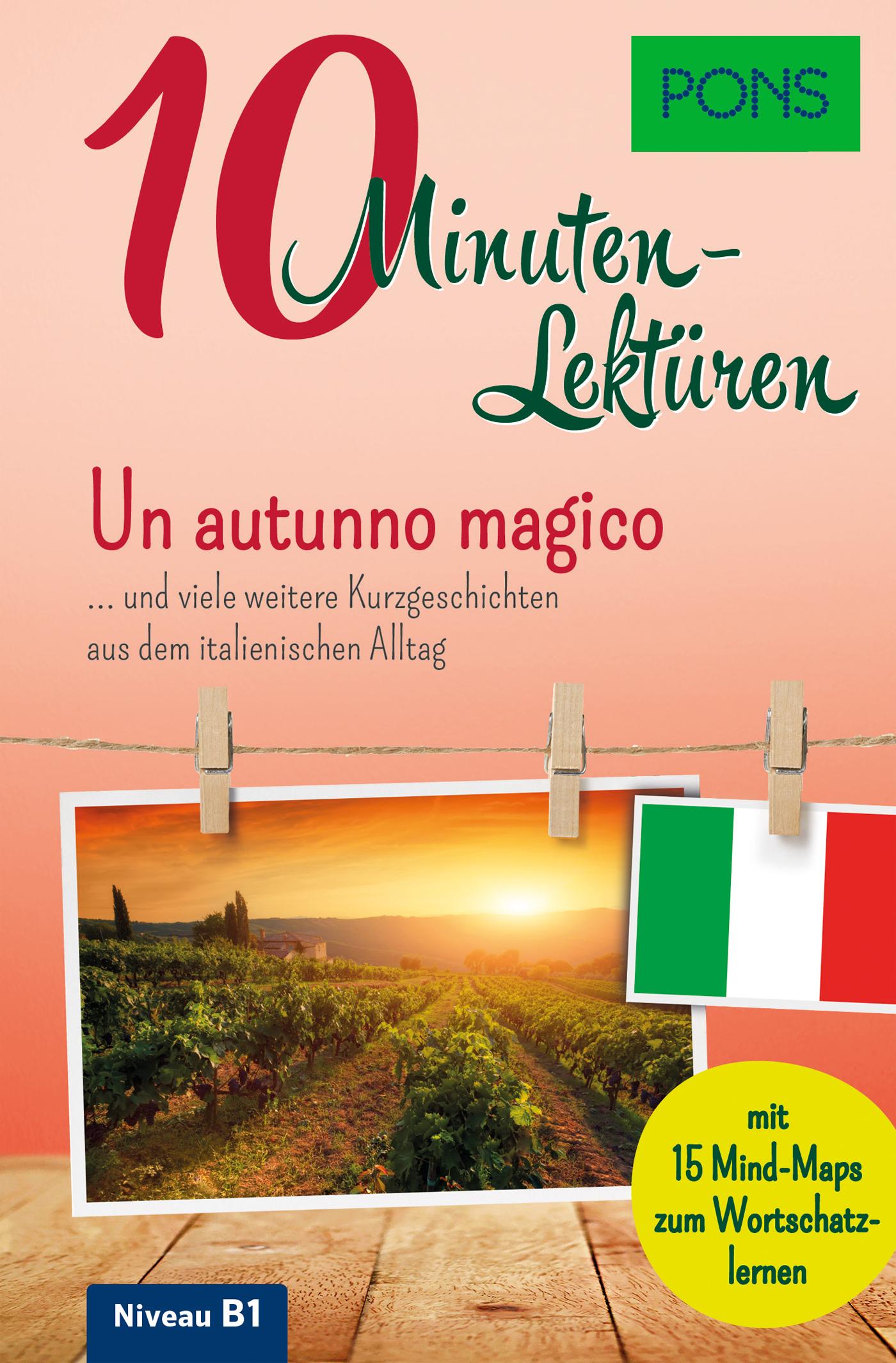 Vorderes Coverbild PONS 10-Minuten-Lektüren Italienisch B1
