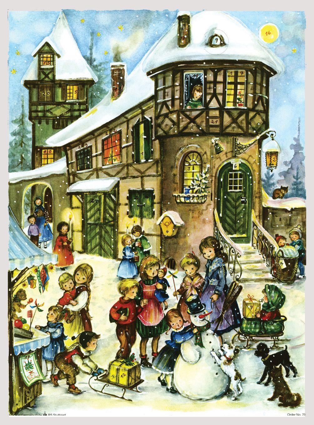Vorderes Coverbild Adventskalender "Freude im Schnee"