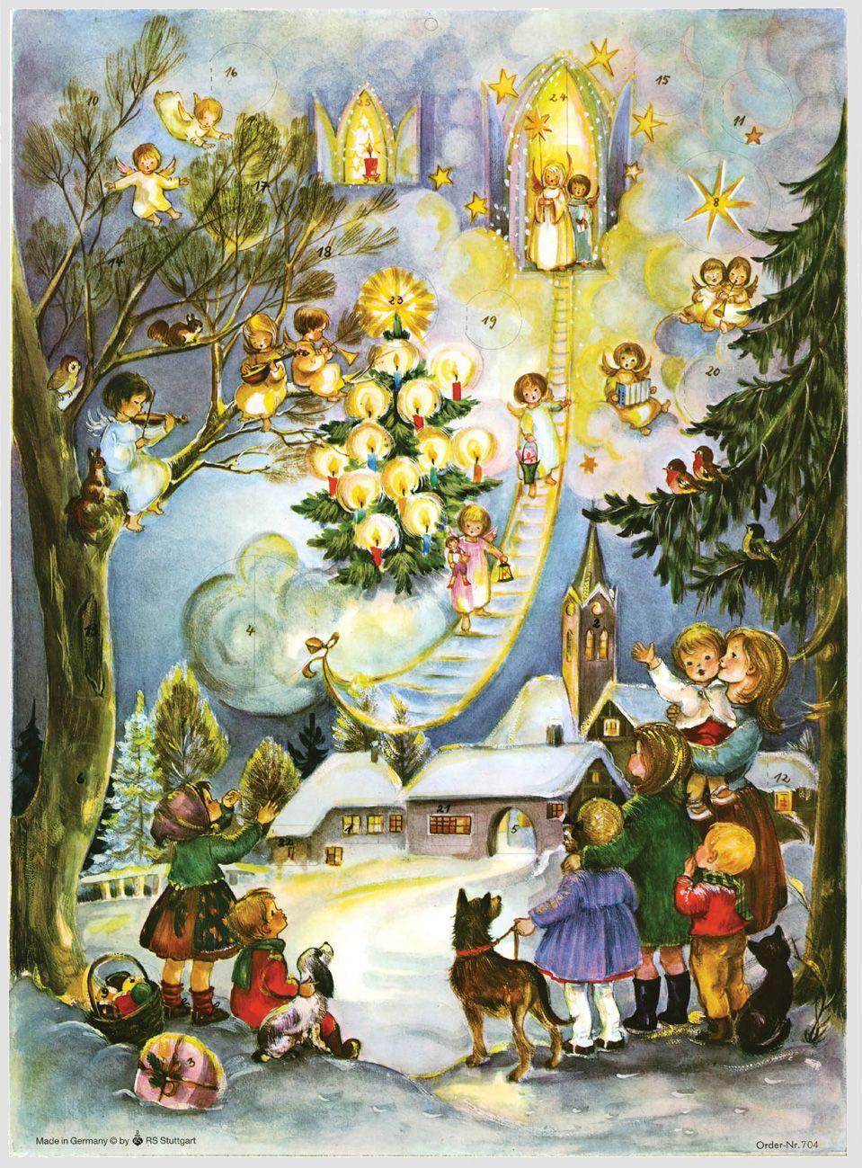 Vorderes Coverbild Adventskalender "Seht die Himmelsleiter"