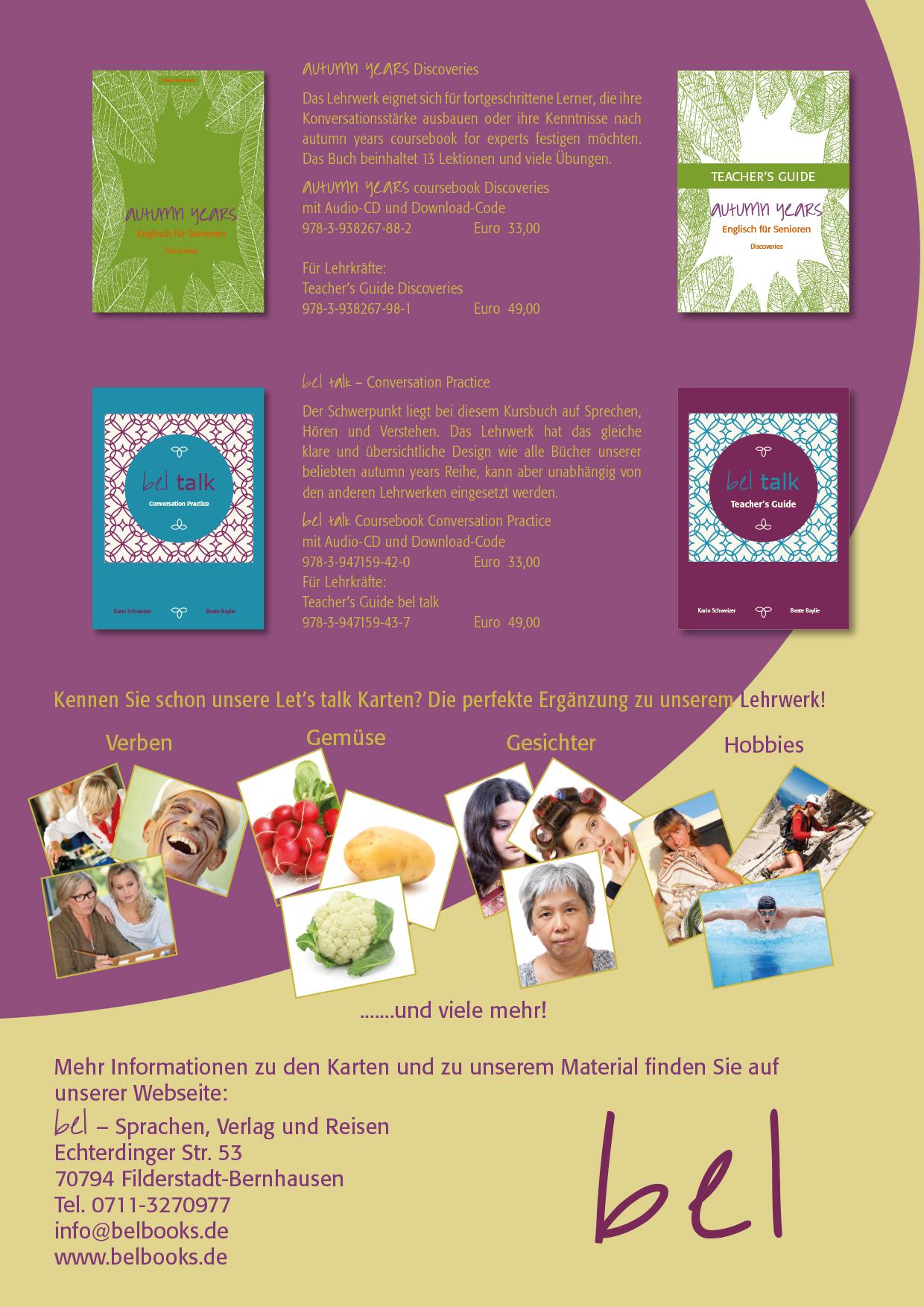 Beispielinhalt (Bild) Autumn Years - Englisch für Senioren 3 1/2 - Advanced Plus - Workbook