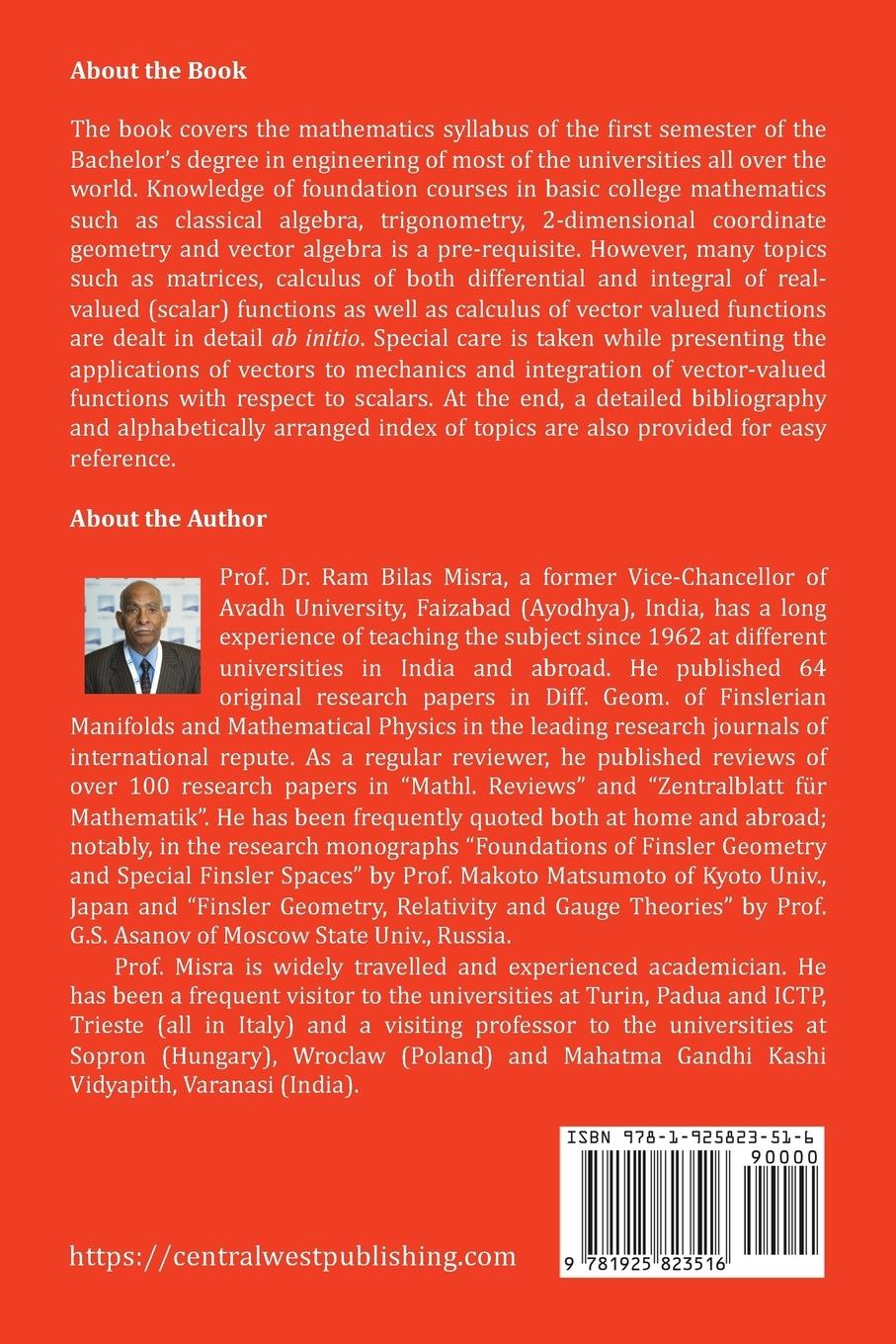 Rückseitencover Mathematics for Engineers and Physicists