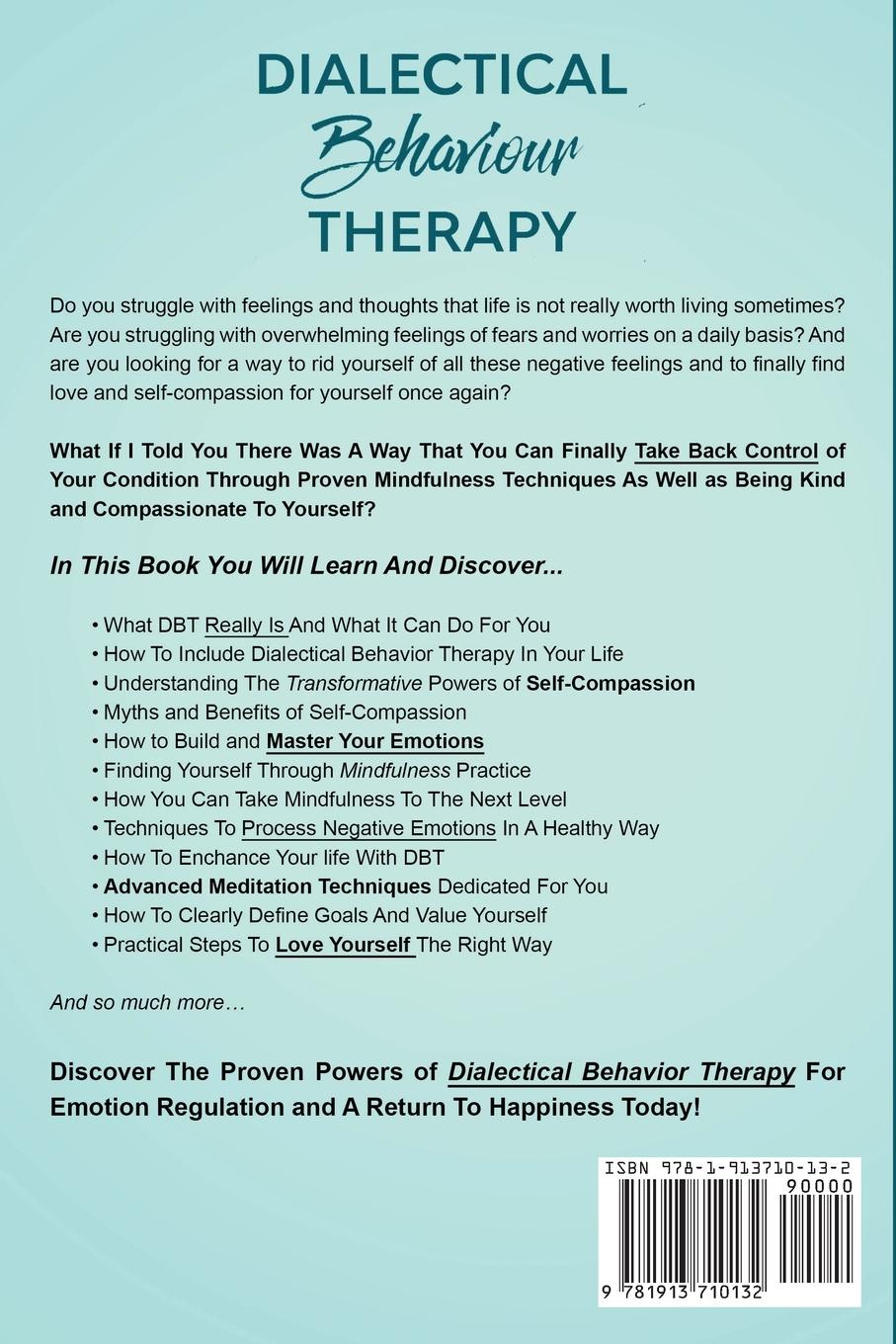 Rückseitencover Dialectical Behaviour Therapy