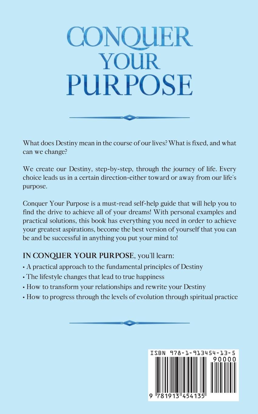 Rückseitencover Conquer your Purpose