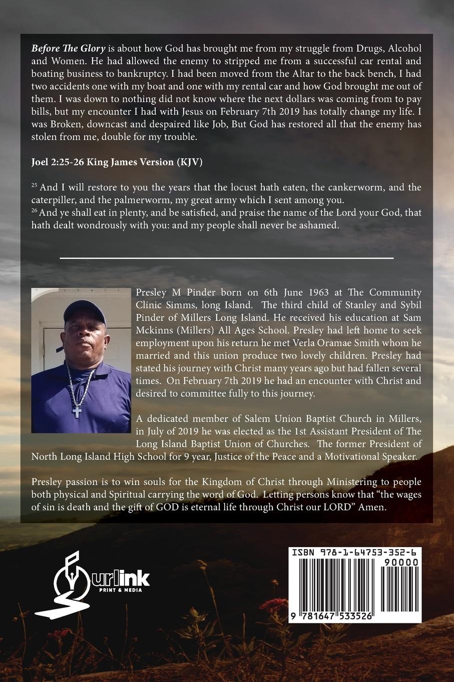 Rückseitencover Before the Glory