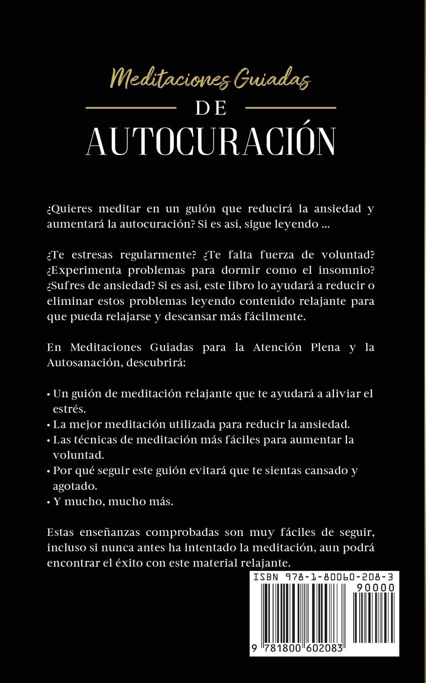 Rückseitencover Meditaciones Guiadas de Autocuración