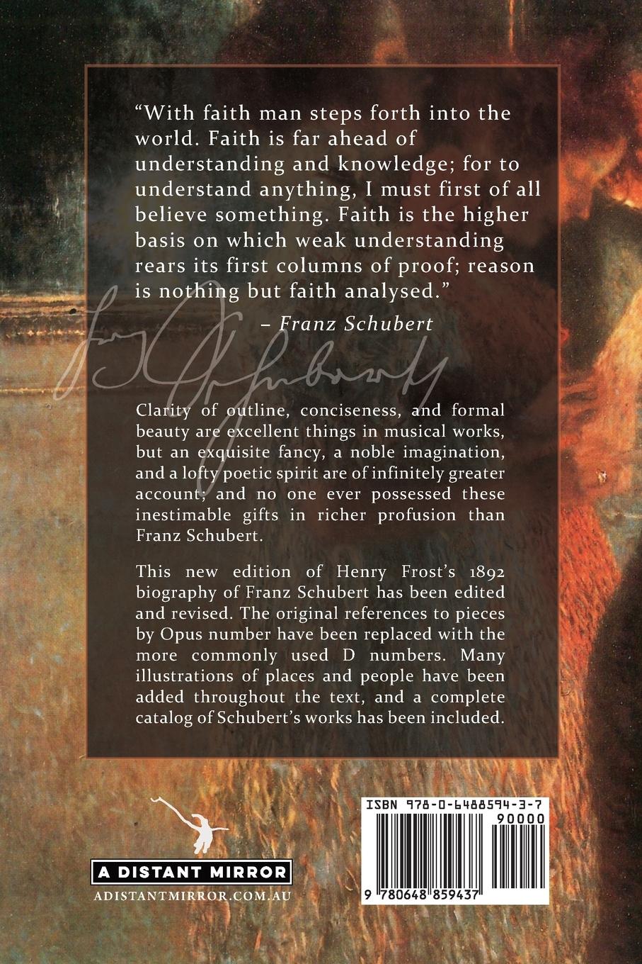 Rückseitencover Franz Schubert