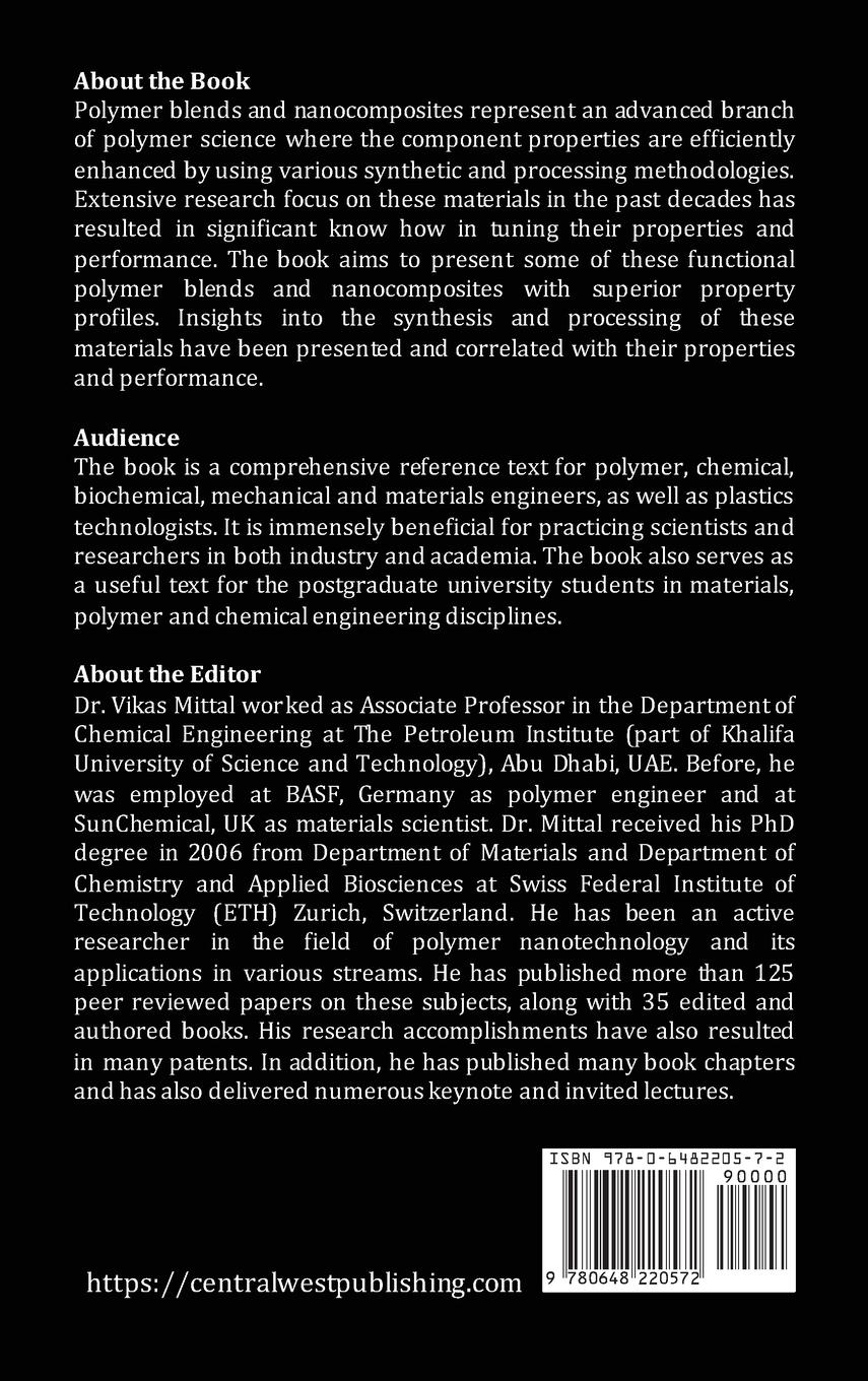 Rückseitencover Functional Polymer Blends and Nanocomposites