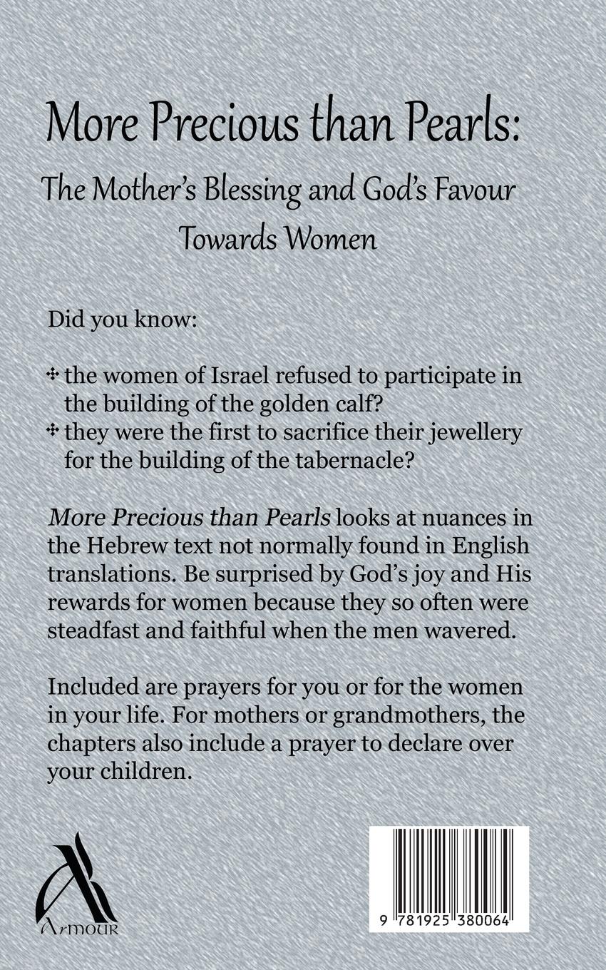 Rückseitencover More Precious Than Pearls