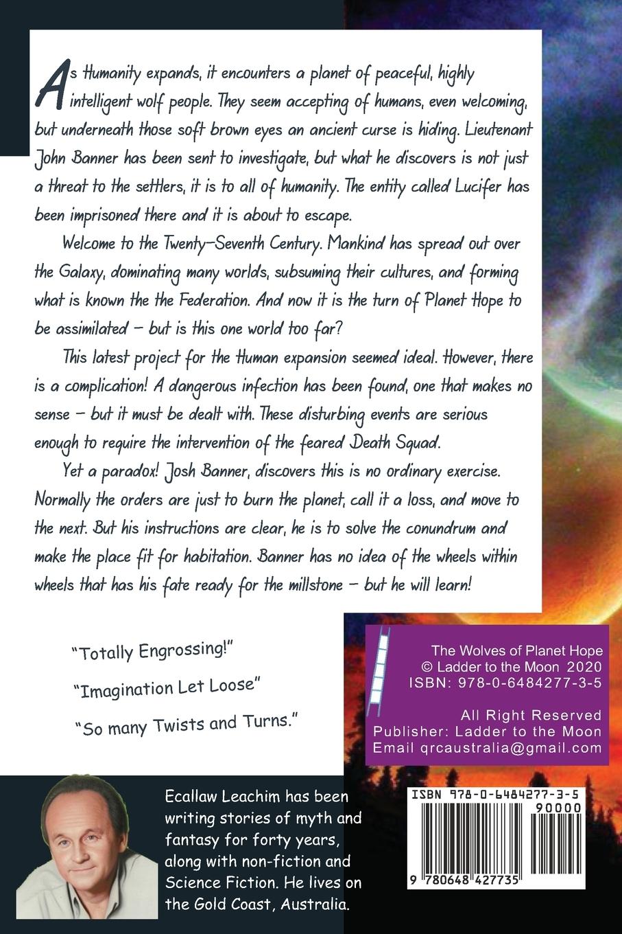 Rückseitencover The Wolves of Planet Hope