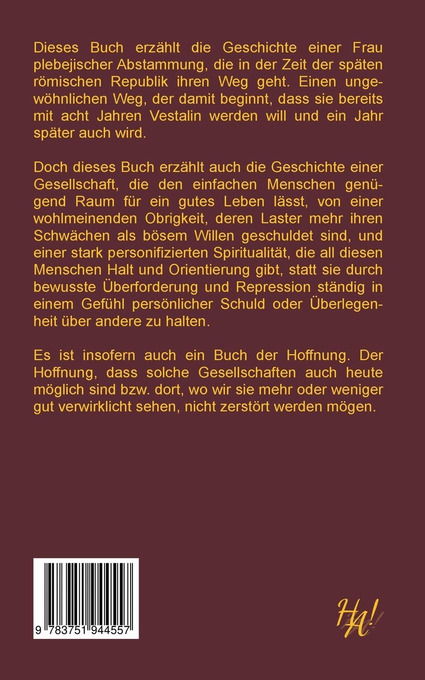 Rückseitencover Die siebte Vestalin