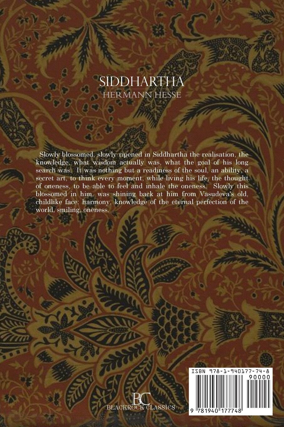 Rückseitencover Siddhartha