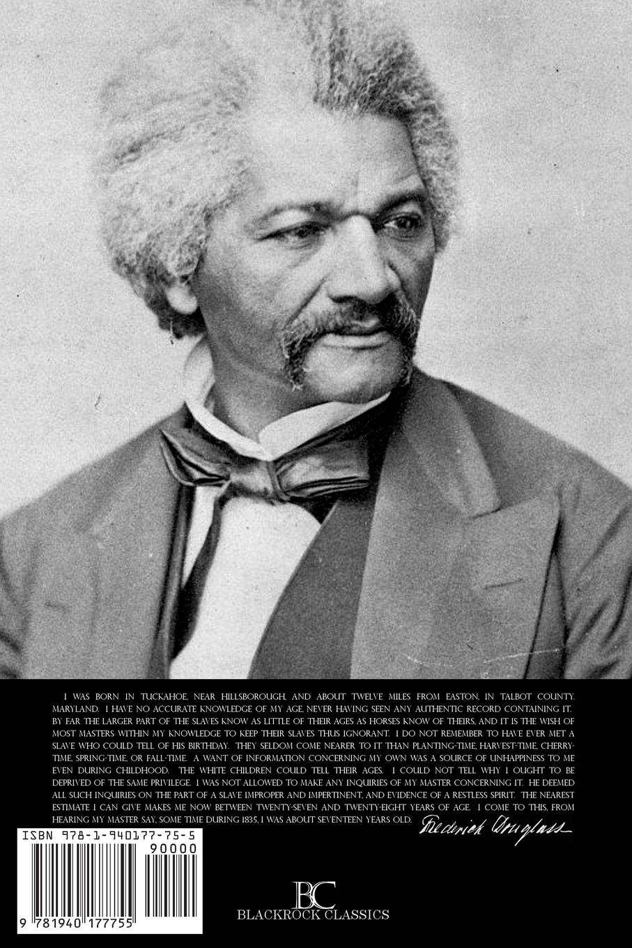 Rückseitencover Narrative of the Life of Frederick Douglass