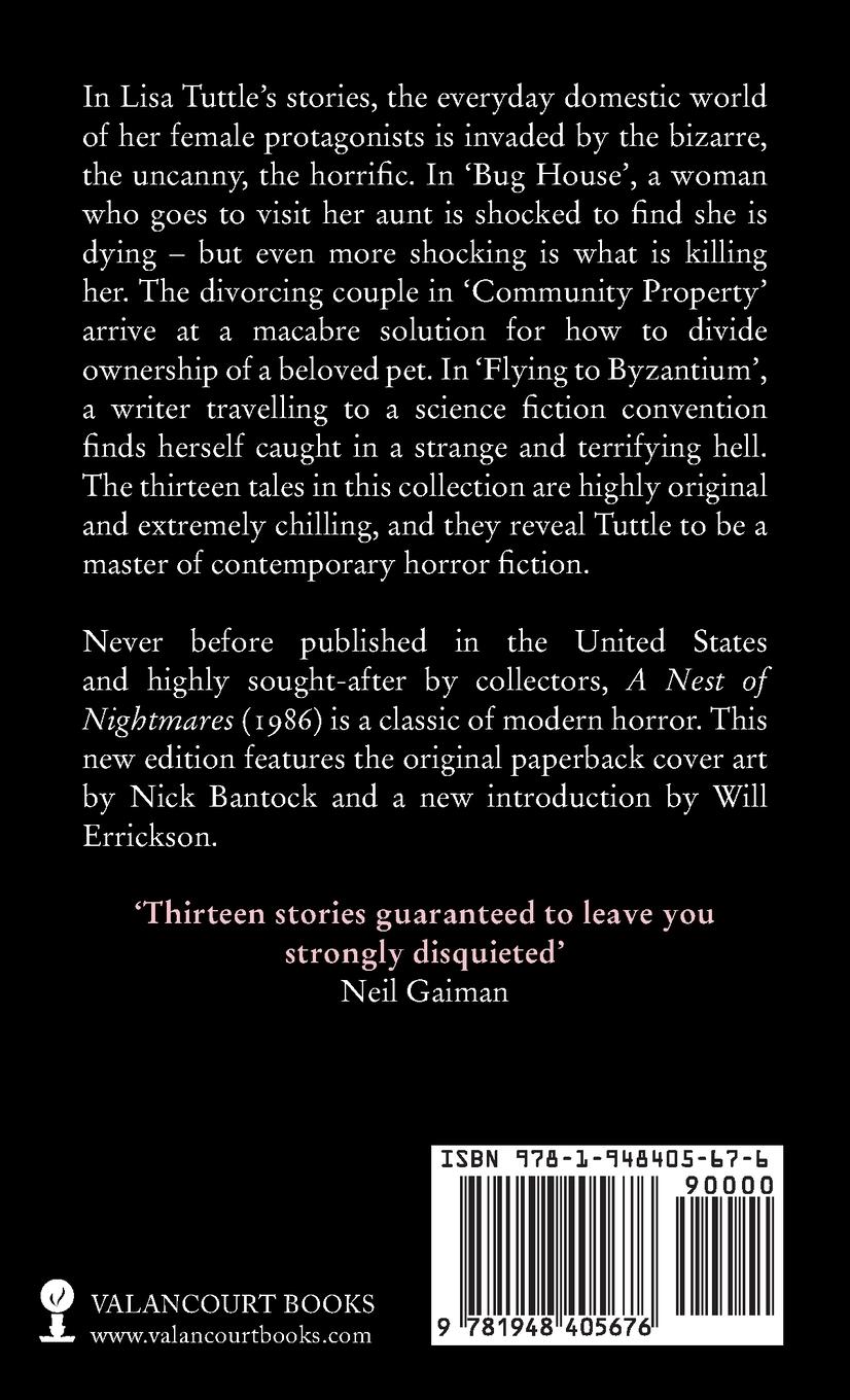 Rückseitencover A Nest of Nightmares (Paperbacks from Hell)