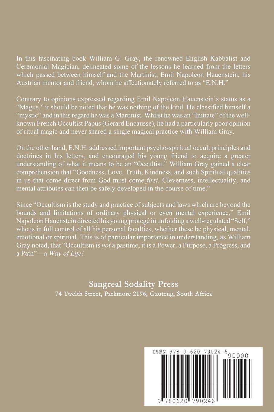 Rückseitencover Lessons Learned from Occult Letters