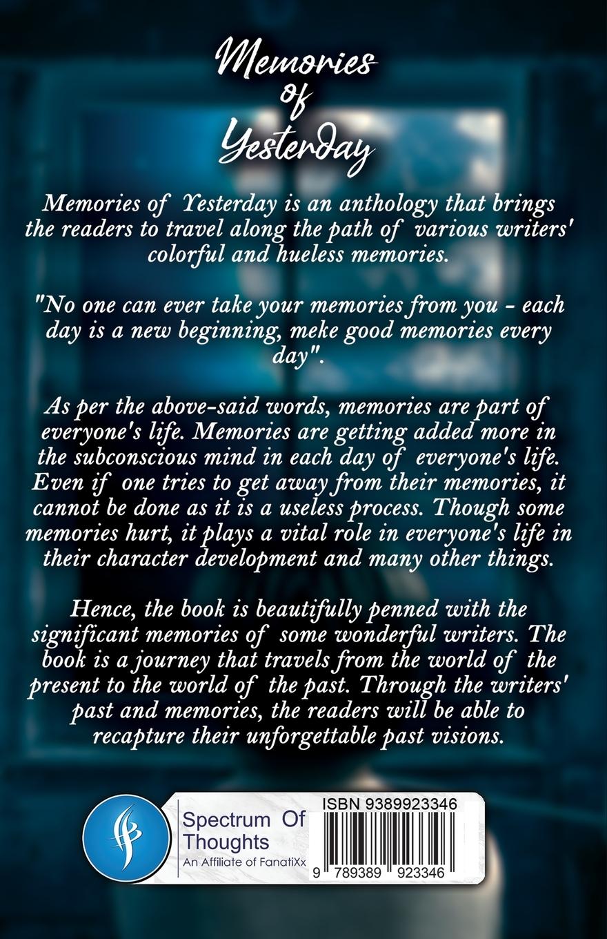 Rückseitencover Memories of Yesterday