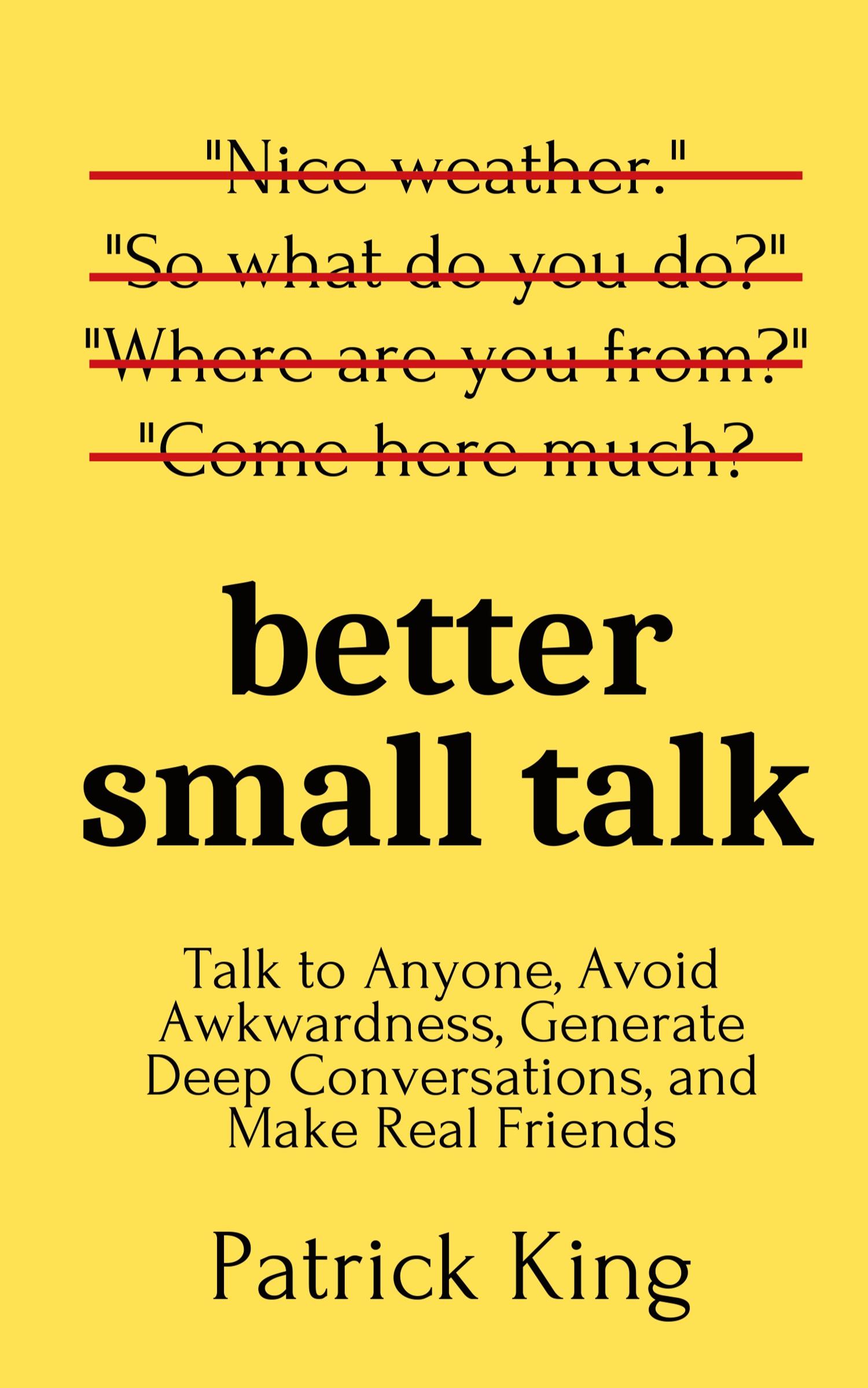 Vorderes Coverbild Better Small Talk