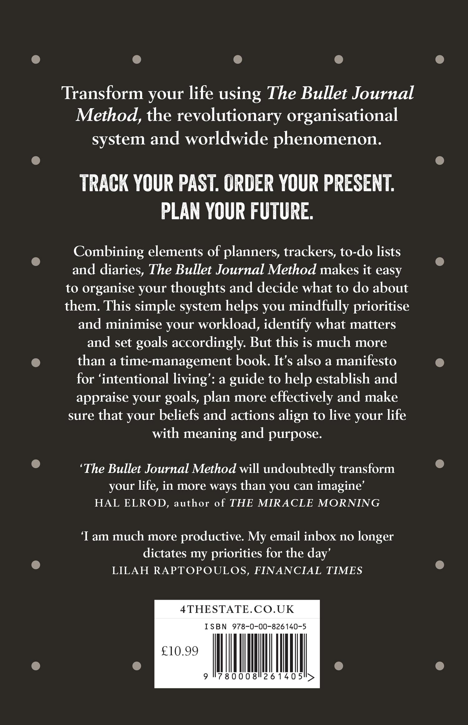Rückseitencover The Bullet Journal Method