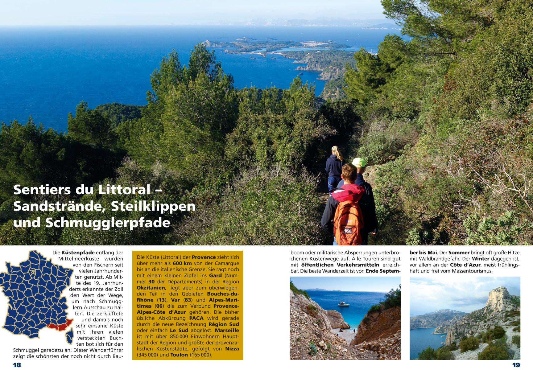 Beispielinhalt (Bild) Küstenwege der Provence