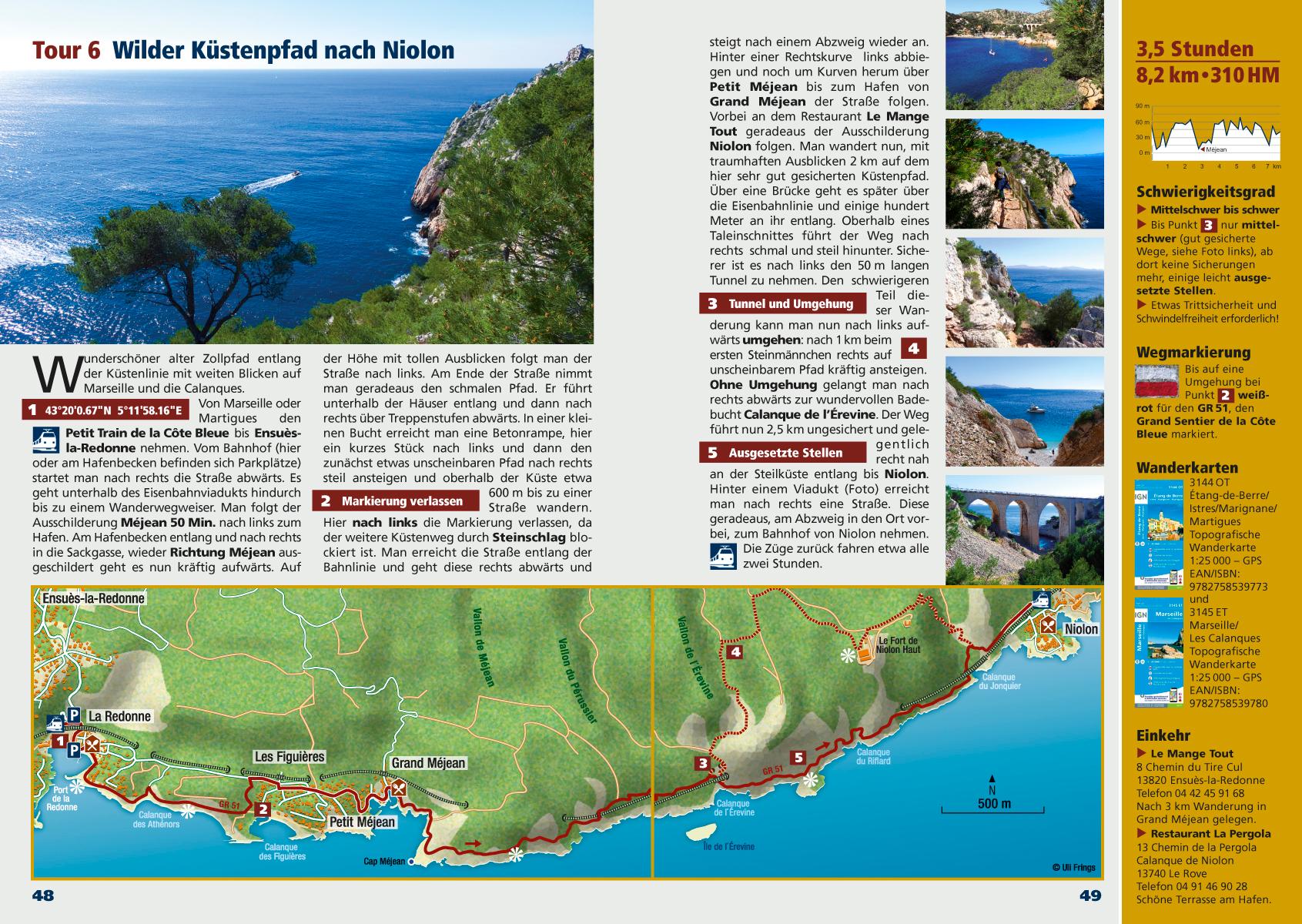 Beispielinhalt (Bild) Küstenwege der Provence