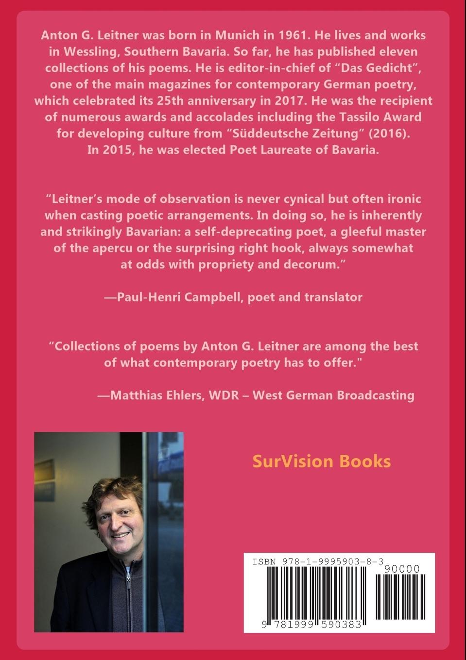 Rückseitencover Selected Poems 1981-2015