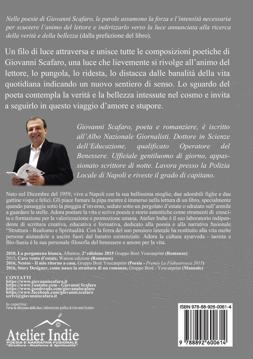 Rückseitencover Nel verso della luce