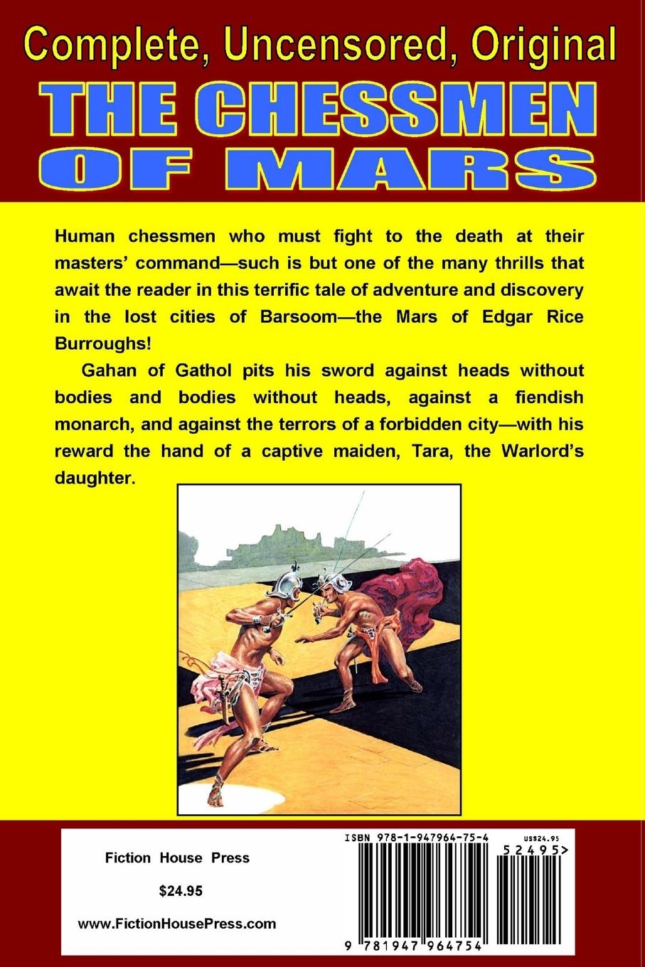 Rückseitencover The Chessmen of Mars