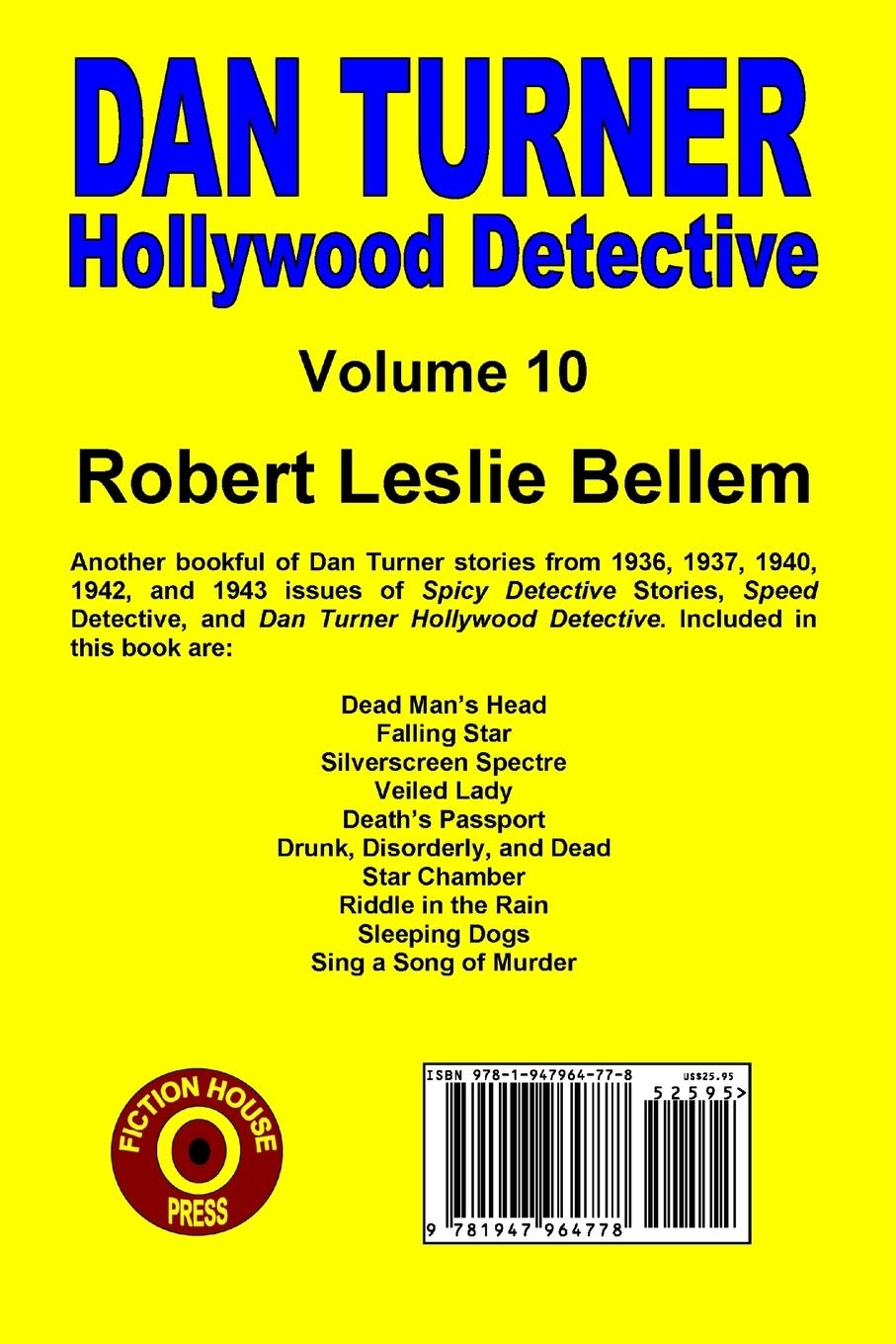 Rückseitencover Dan Turner Hollywood Detective #10