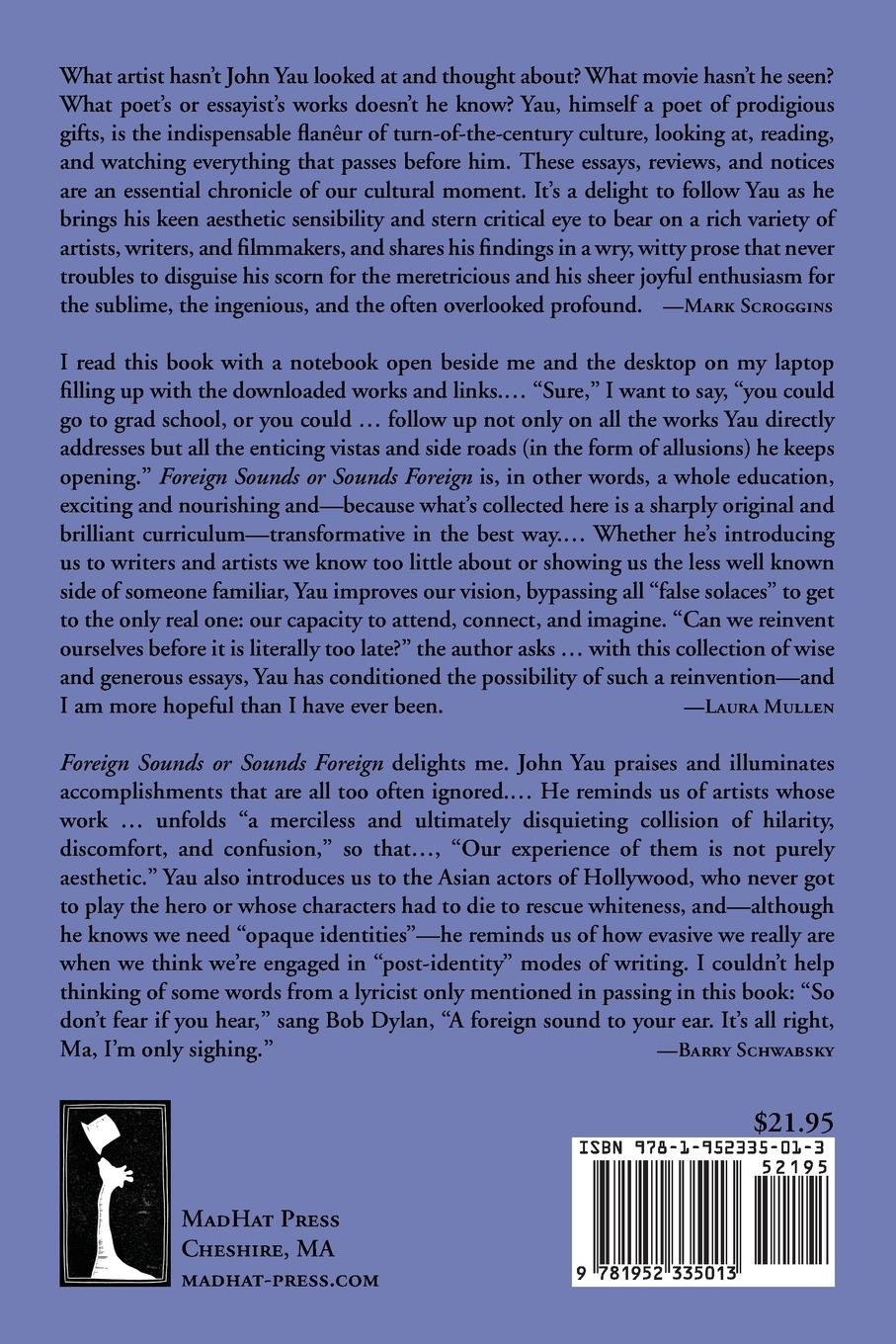 Rückseitencover Foreign Sounds or Sounds Foreign