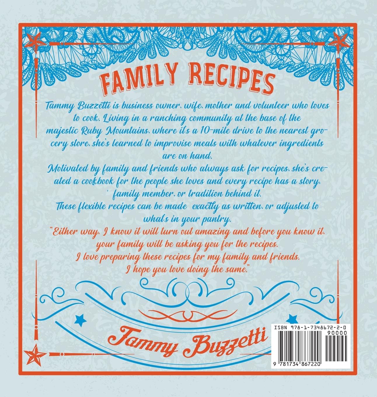 Rückseitencover Aunt Tam's Recipes and Stories Worth Telling