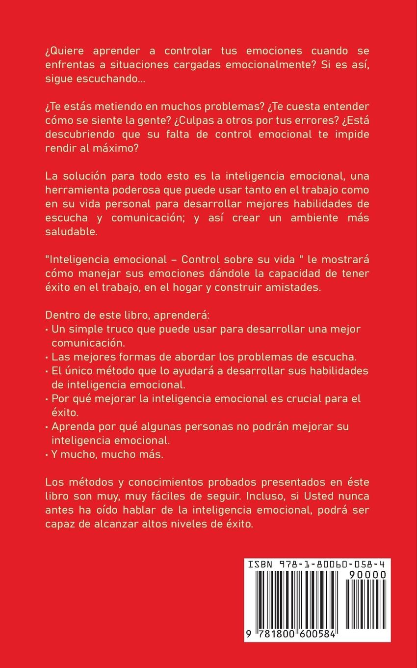 Rückseitencover Inteligencia emocional - Control sobre tu vida