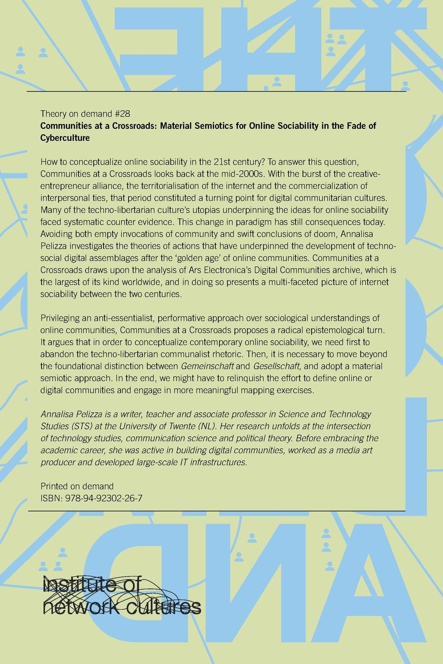 Rückseitencover Communities at a Crossroads