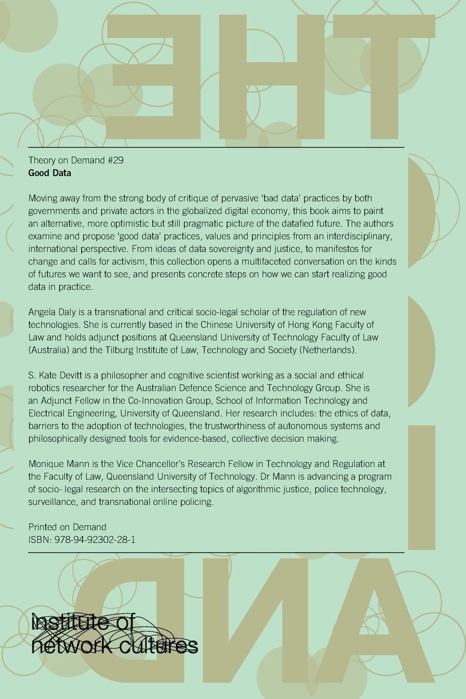 Rückseitencover Good Data