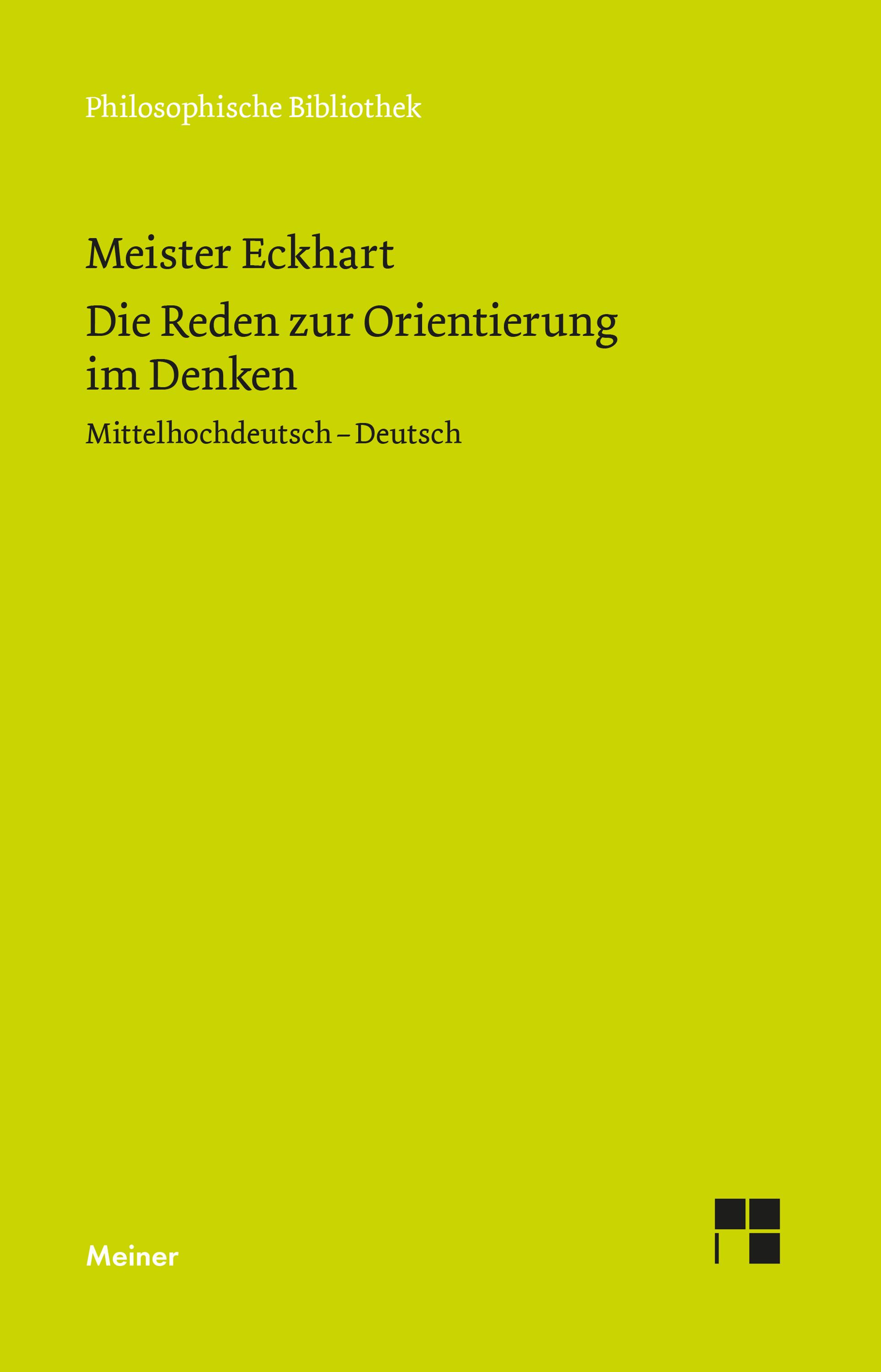 Vorderes Coverbild Die Reden zur Orientierung im Denken