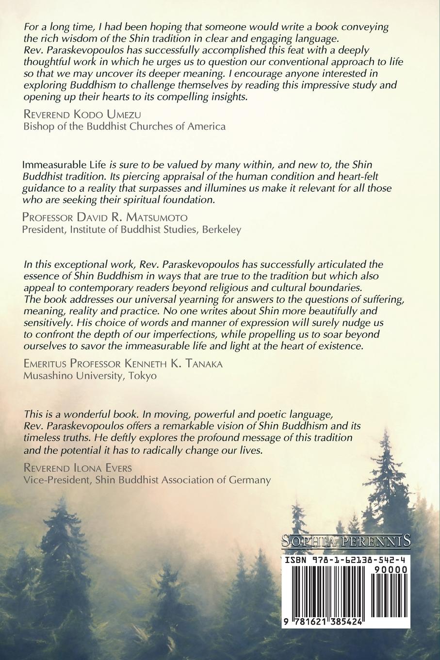 Rückseitencover Immeasurable Life